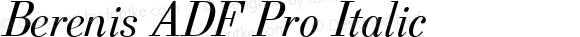 Berenis ADF Pro Italic