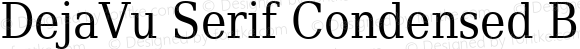 DejaVu Serif Condensed