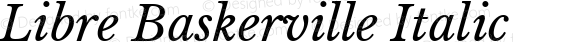 Libre Baskerville Italic