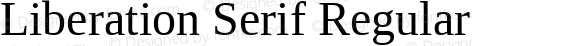 Liberation Serif Regular