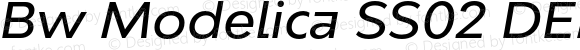 Bw Modelica SS02 DEMO Medium Expanded Italic