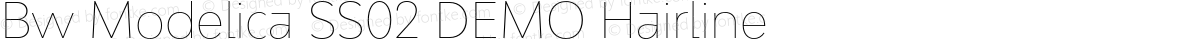 Bw Modelica SS02 DEMO Hairline