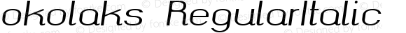 okolaks Regular Italic