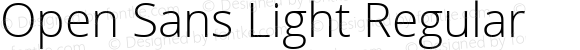 Open Sans Light Regular