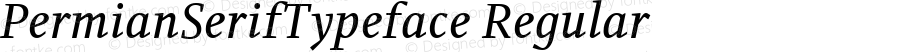 PermianSerifTypeface-Italic