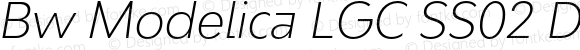 Bw Modelica LGC SS02 DEMO Light Italic