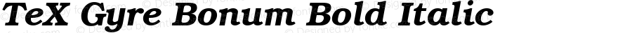 TeX Gyre Bonum Bold Italic