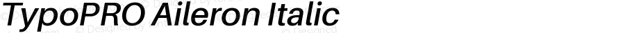 TypoPRO Aileron Italic