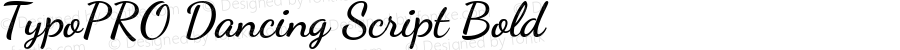 TypoPRO Dancing Script Bold Version 1.002