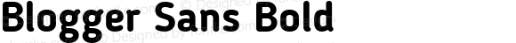 Blogger Sans Bold