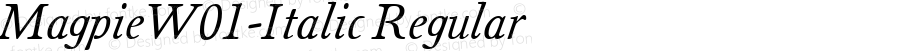 Magpie W01 Italic