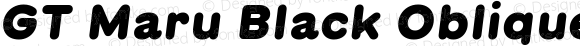 GT Maru Black Oblique