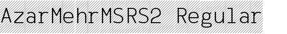 AzarMehrMSRS2 Regular