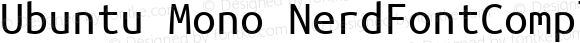 Ubuntu Mono Nerd Font Complete