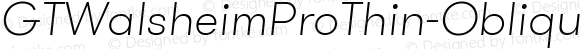 GTWalsheimProThin-Oblique Oblique