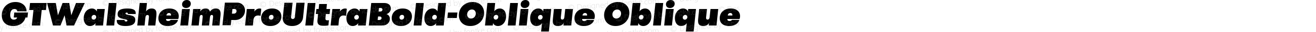 GTWalsheimProUltraBold-Oblique Oblique