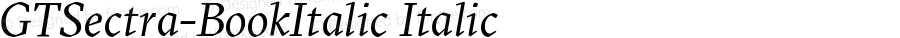 GTSectra-BookItalic