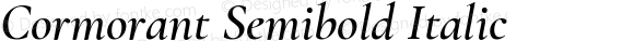 Cormorant Semibold Italic