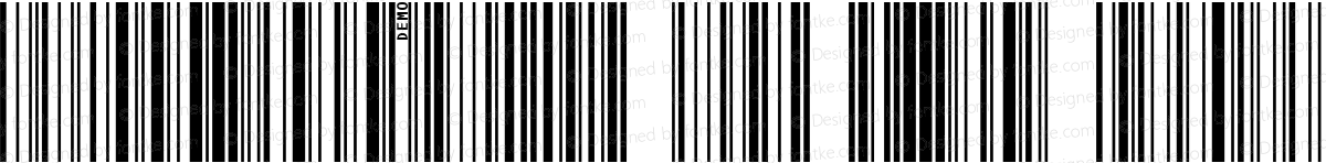 IDAutomationSC128M DEMO Symbol Regular