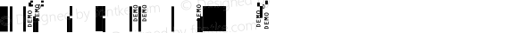 IDAutomation SUni XXS Demo Regular Universal 1D Barcode Font; Copyright (c) 2020 IDAutomation.com, Inc. [Sample Version for Demo Use Only]