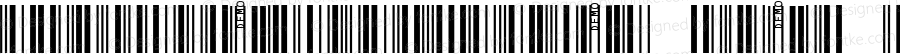 IDAutomationSI25S Demo Regular ITF Font; Copyright (c) 2020 IDAutomation.com, Inc. [Sample Version for Demo Use Only]