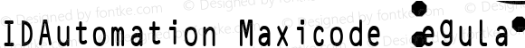 IDAutomation Maxicode Regular