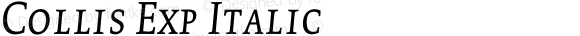 Collis Exp Italic