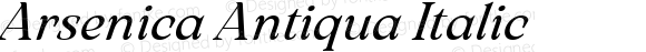 Arsenica Antiqua Italic