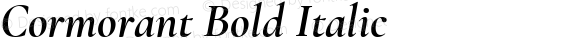 Cormorant Bold Italic