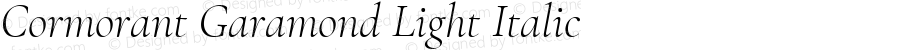 Cormorant Garamond Light Italic