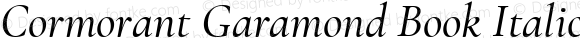 Cormorant Garamond Book Italic