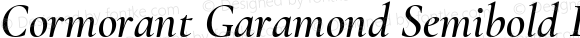 Cormorant Garamond Semibold Italic