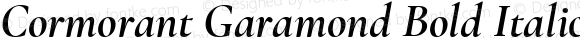 Cormorant Garamond Bold Italic