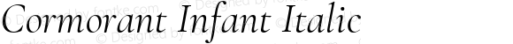 Cormorant Infant Italic