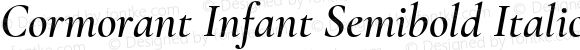 Cormorant Infant Semibold Italic