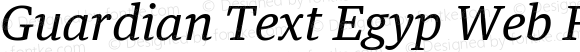 Guardian Text Egyp Web Reg Italic Version 001.002 2011