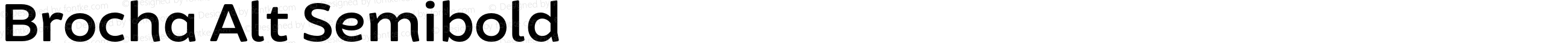 Brocha Alt Semibold