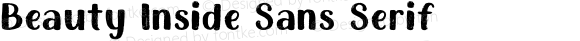 Beauty Inside Sans Serif Version 1.003;Fontself Maker 3.5.1