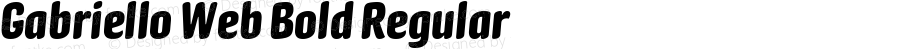 Gabriello Web Bold Regular