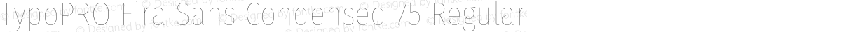TypoPRO Fira Sans Condensed 75 Regular