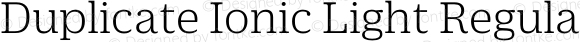 Duplicate Ionic Light Regular