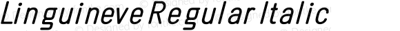 Linguineve Regular Italic