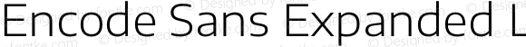 Encode Sans Expanded Light