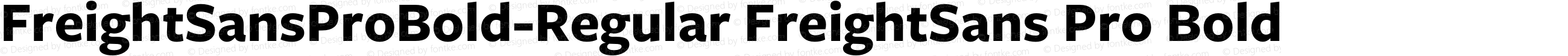 FreightSansProBold-Regular FreightSans Pro Bold