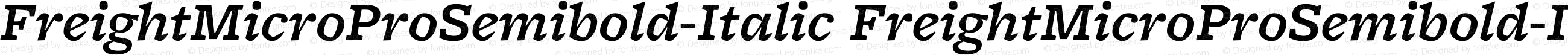 FreightMicroProSemibold-Italic FreightMicroProSemibold-Italic