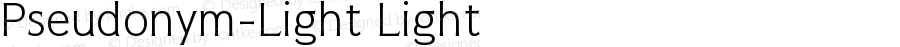 Pseudonym-Light Light