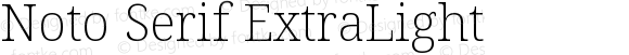 Noto Serif ExtraLight
