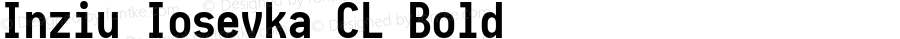 Inziu Iosevka CL Bold