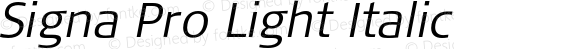 SignaPro-LightItalic