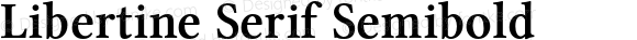 Libertine Serif Semibold